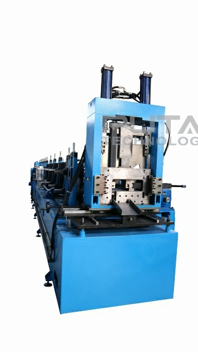 Heavy-Duty Construction Automatic Change CZ Purlin Roll Forming Machine