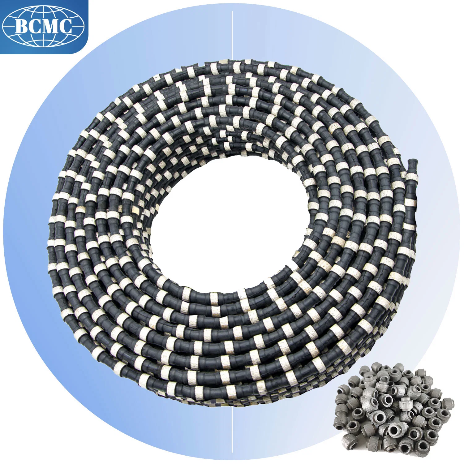 China Fast Stone Cutting Bcmc Concrete Cable Diamond Multi Saw Machine Wire