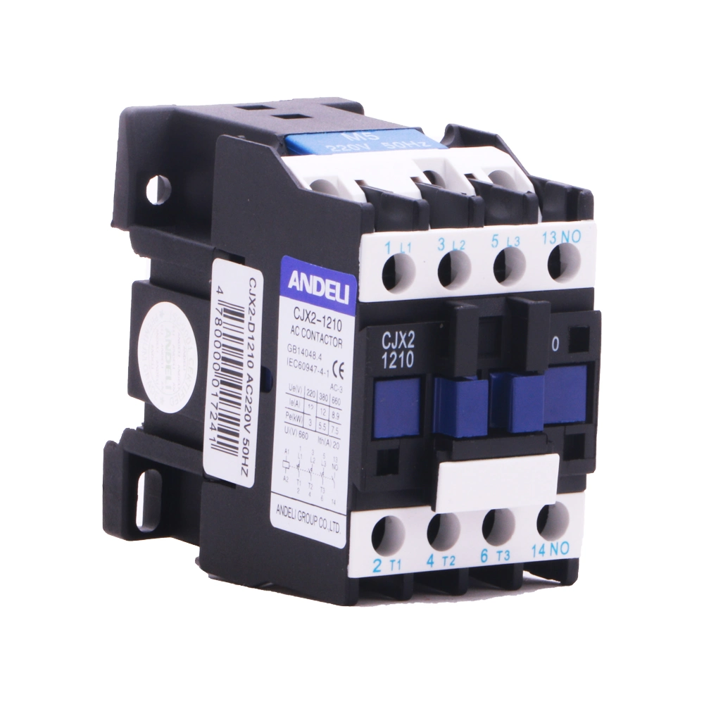 Cjx2-1210 12A 3-fase 50/60Hz para Andeli Contactor