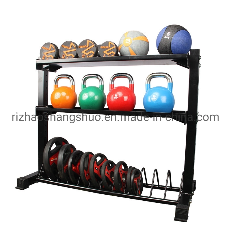 High quality/High cost performance  Life Fitness Fixed Commercial Use Olypic Ont-R18 Barbell Plate Storage Gym Professional Equipment Dumbbell Gym Used Barbell Rack