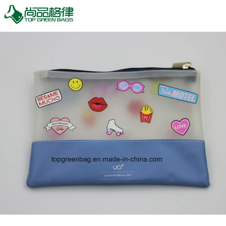 Cute Fashion Zipper Stationery Bag TPU Pencil Bag Pouch Bag