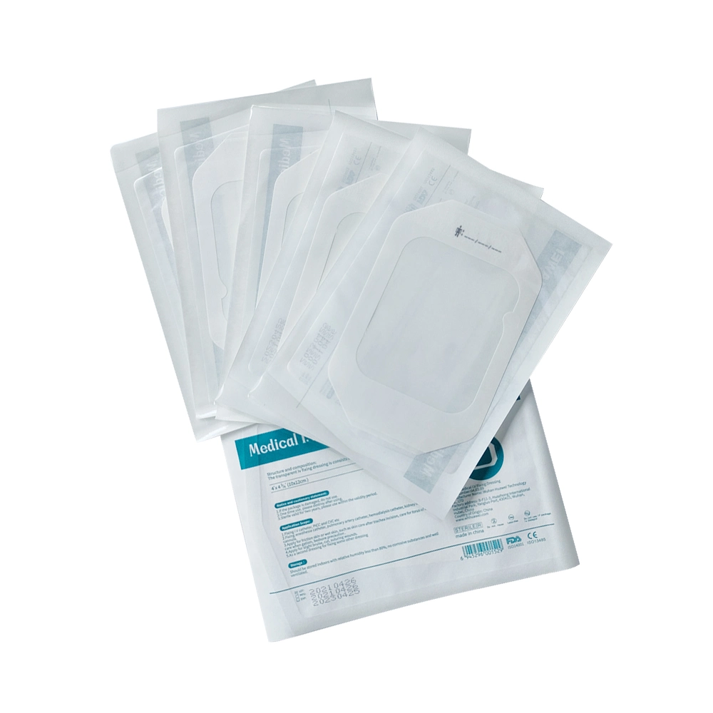 Transparente Film Dressing, 4"X4 3/4 in, Klebstoff Wund Cover Binde Band, Wasserdichte Wunddichtung für Schwimmen, Post OP