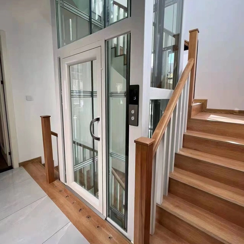Customized 320kg 400kg Hydraulic Residential Villa Elevator Without Pit Platform Home Lift