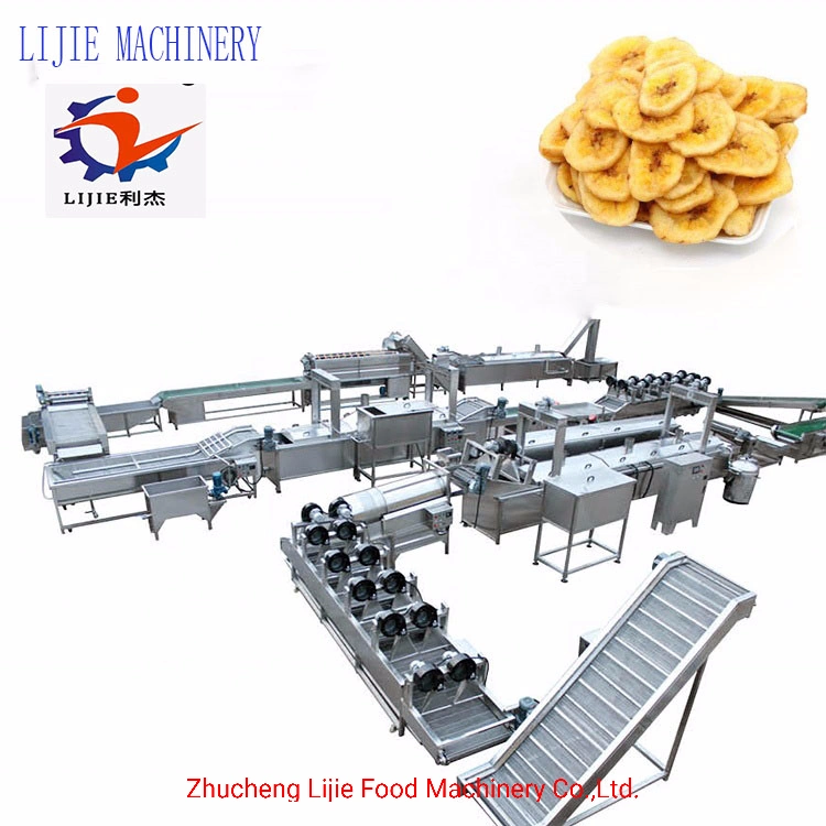 Automatic Plantain Chips Banana Chips Processing Machine Line