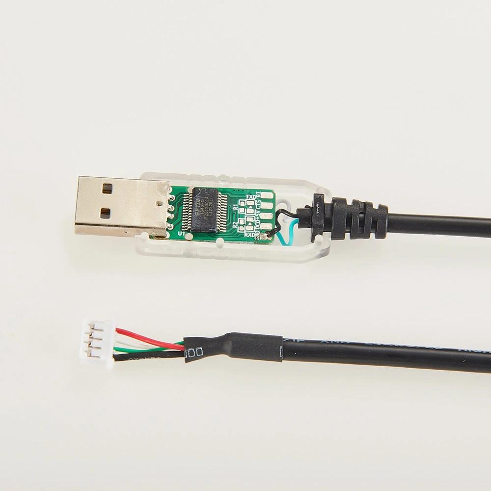 Cabo USB para TTL com sistema eletrónico Embd, LEDs, níveis lógicos específicos, Wireend