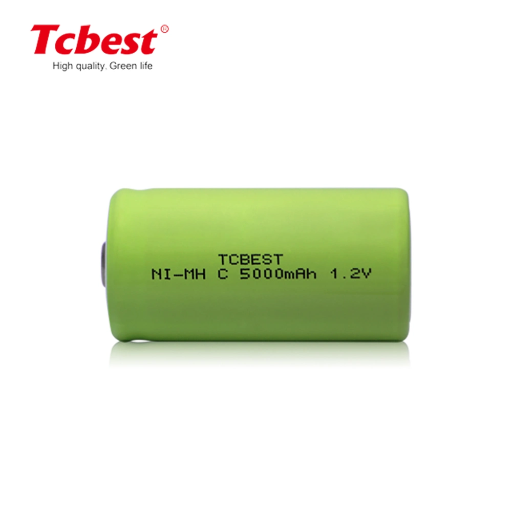 Precio de fabricación masiva de tipo 1,2 C Ni-MH tipo Ni-MH C Bateria baterias recargables de 4500mAh para E-Toys y reproductor de alta capacidad de batería Ni MH baterías actual