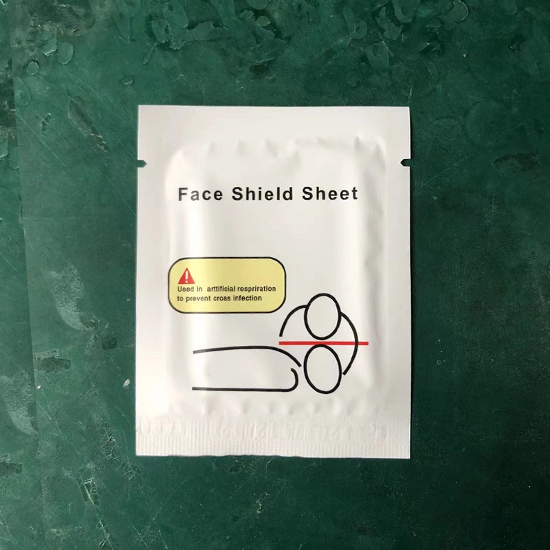 Hot Sale First Aid Training Pocket Mask CPR Mouth-to-Mouth Face Shield Sheet