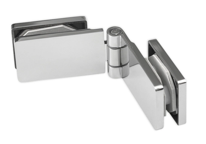 Glass Door Accessories Glass Clamp Stainless Steel Polished Finish Shower Hinge