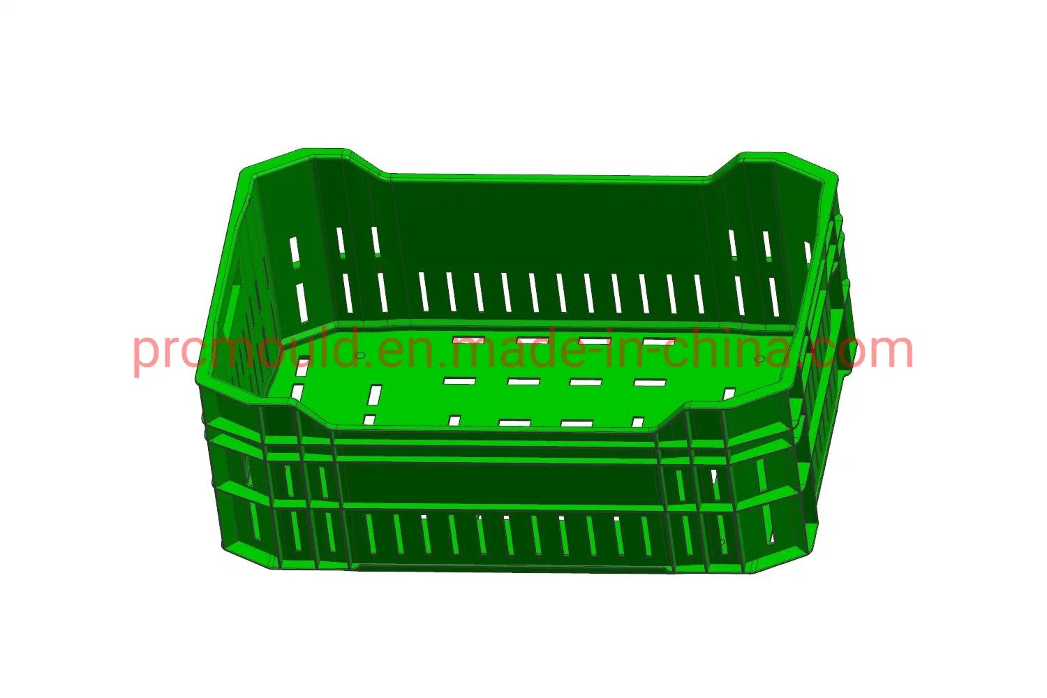 Plastic Injection Strong Vegetable Crate Box Mold Manufacturer From China