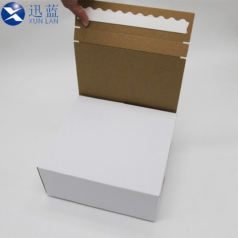 High quality/High cost performance  Zipper Easy Tear Corrugated Box for Gifts, Cosmetic, Arts and Crafts Shipping Packaging Paper Box