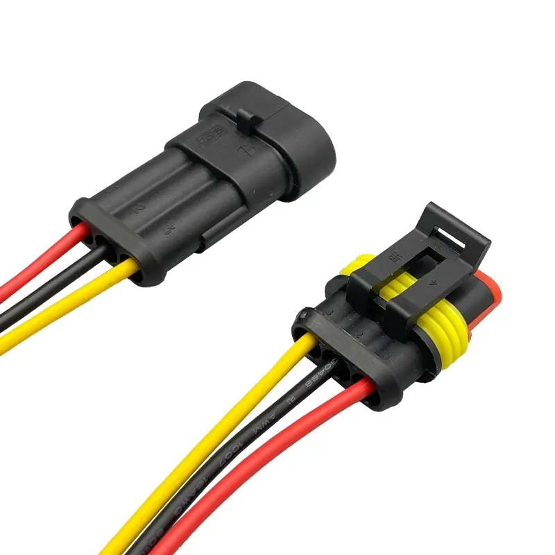 El chino de la serie 1.5 de alta calidad 1P 2P 3P 4P 5P 6p Te resistente al agua el conector del mazo de cables de automóvil personalizado