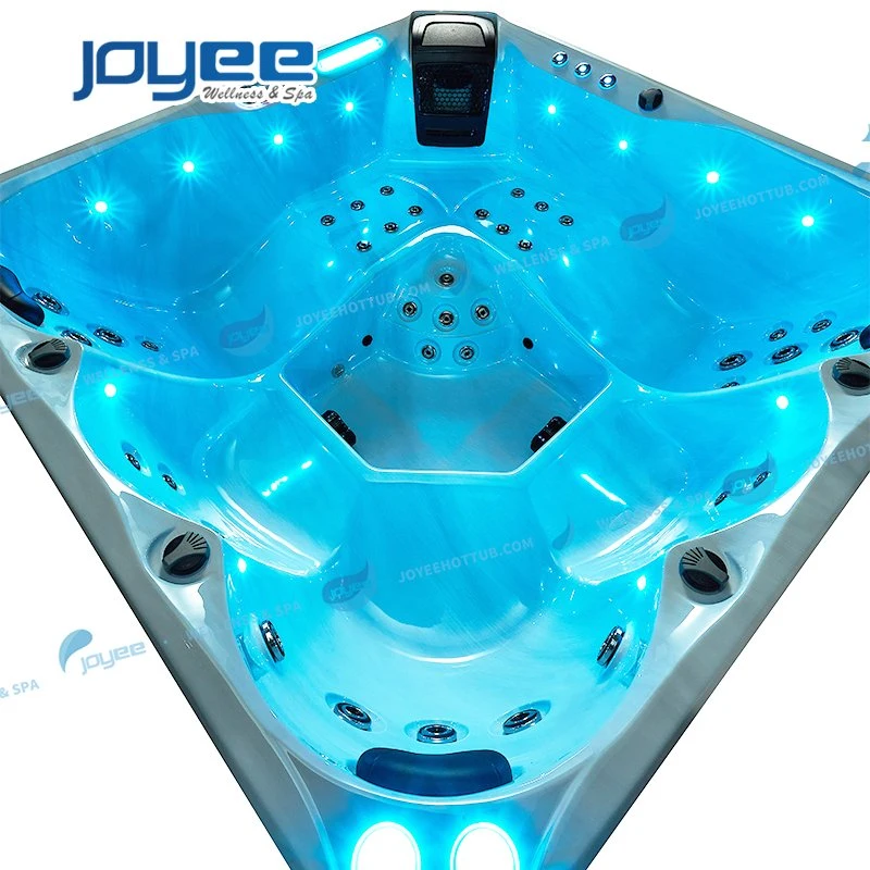 Joyee Hot Tub Manufacturer 5 People Hydromassage Whilpool Bath Outdoor SPA