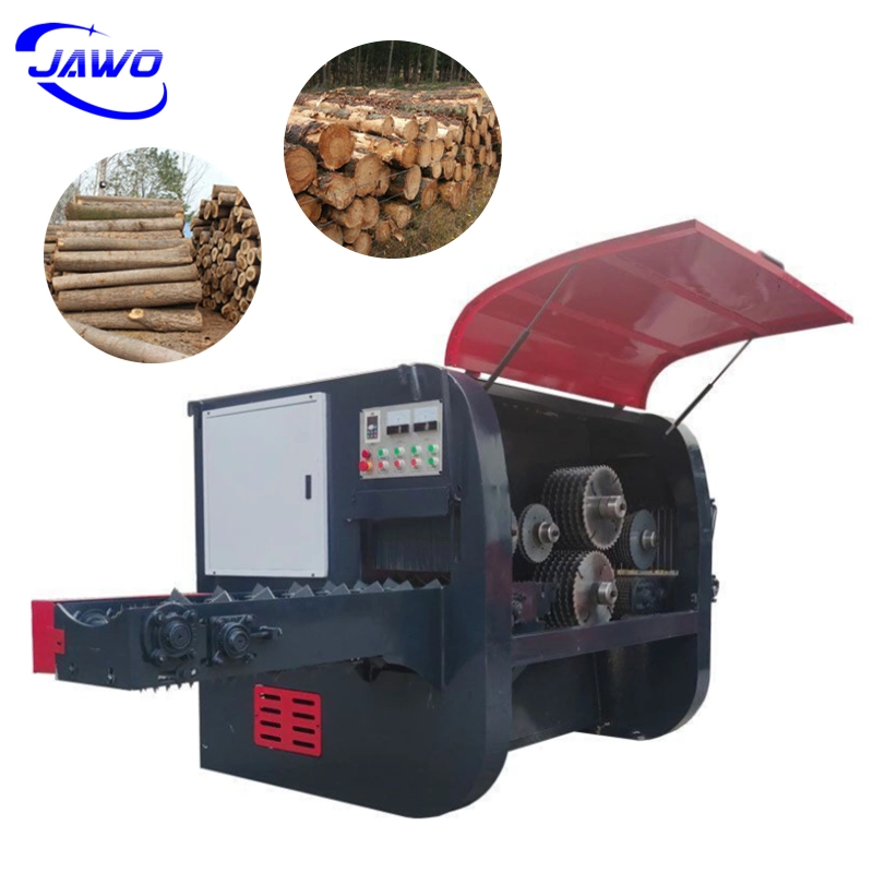 Multi Blade Rip Saw Machine Wood Sawing Machine Timber Cutting Machine