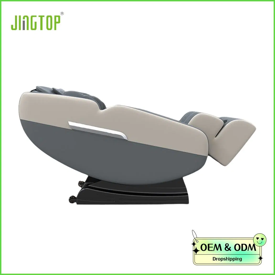 Jingtop Factory Price Hot Selling LCD Screen Control Ai Voice كرسي تدليك "غي" للقيادة