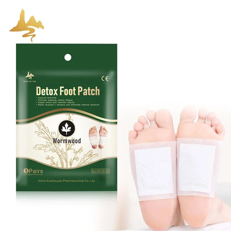 Health Care Product Chinese Herbal Wormwood Extract Promote Sleep Detox Foot Patch