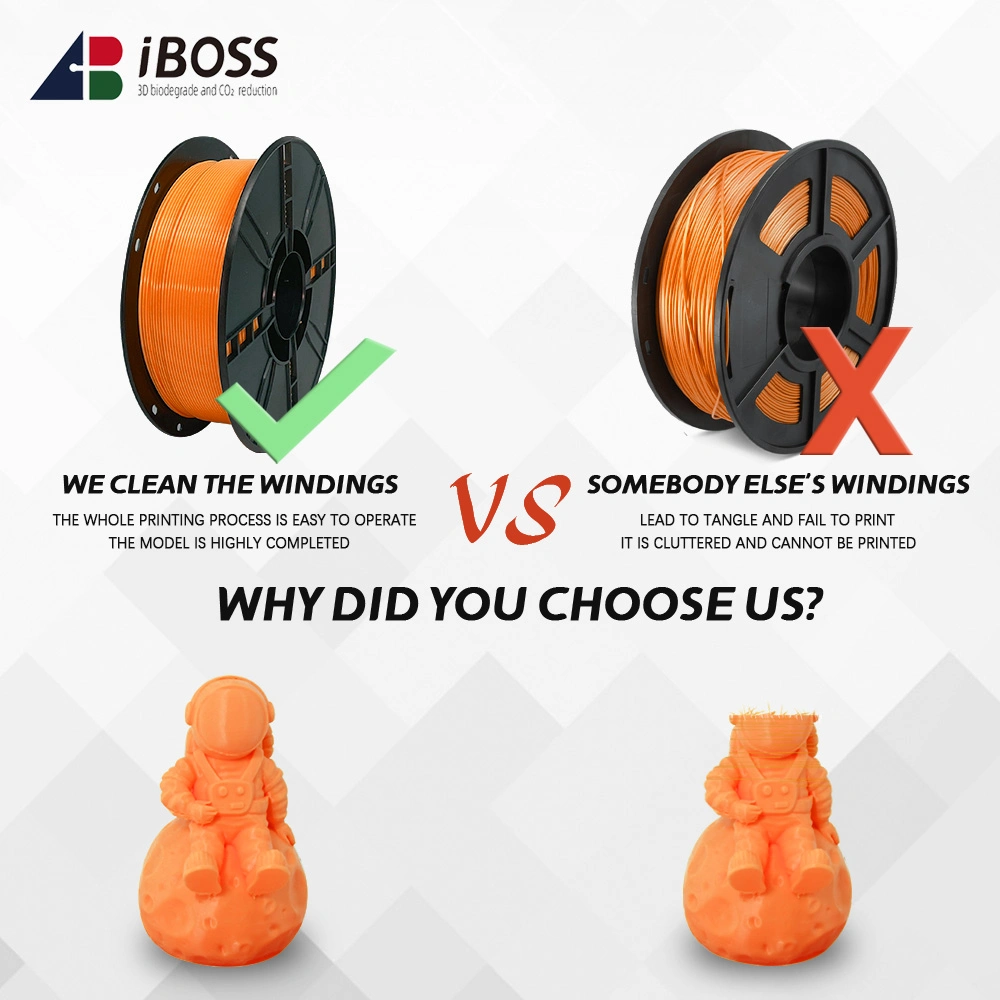 Iboss Toughness Enhanced Orange 3D Printer Filament High quality/High cost performance PLA