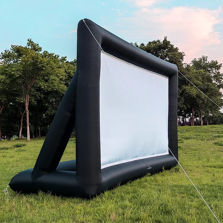 Fast Delivery Jumbo 20 Feet Inflatable Outdoor Theater Projector Screen Inflatable Cinema Inflatable TV Projector Movie Screen