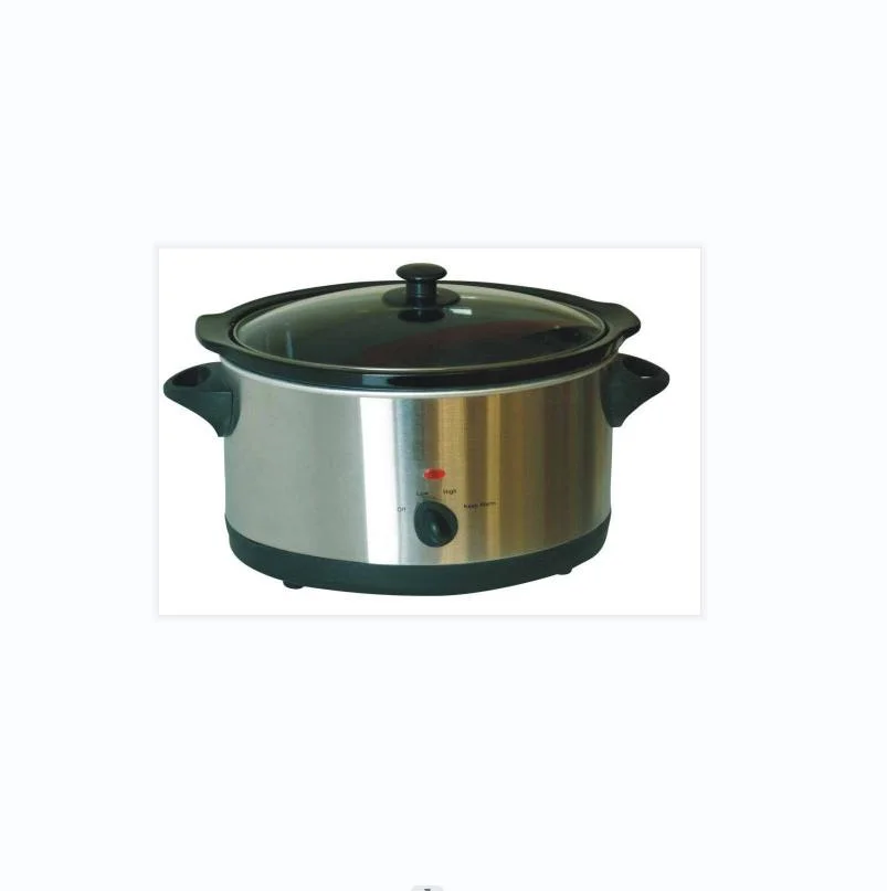 70W Slow Cooker with Glass Lid