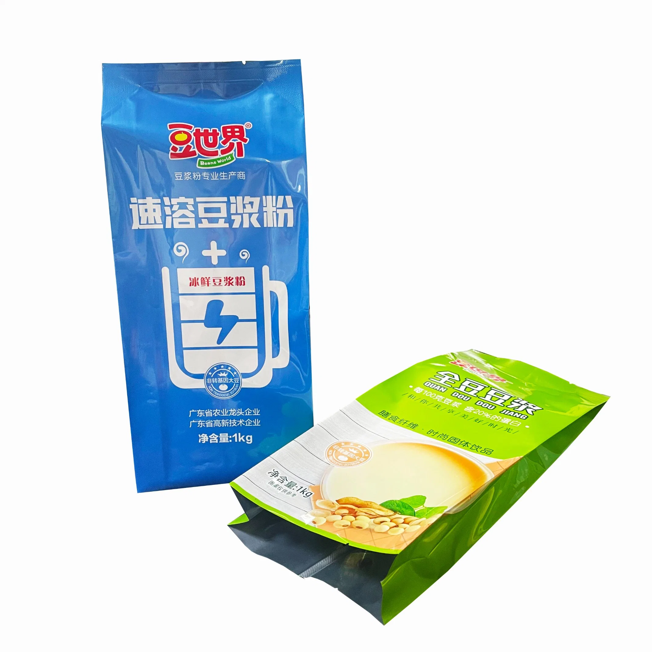 Back Side Gusset Plastic Packing Pouch Dried Fruit Packaging Pouch Cashew Peanut Walnut Bag Milk Powder Package Bag