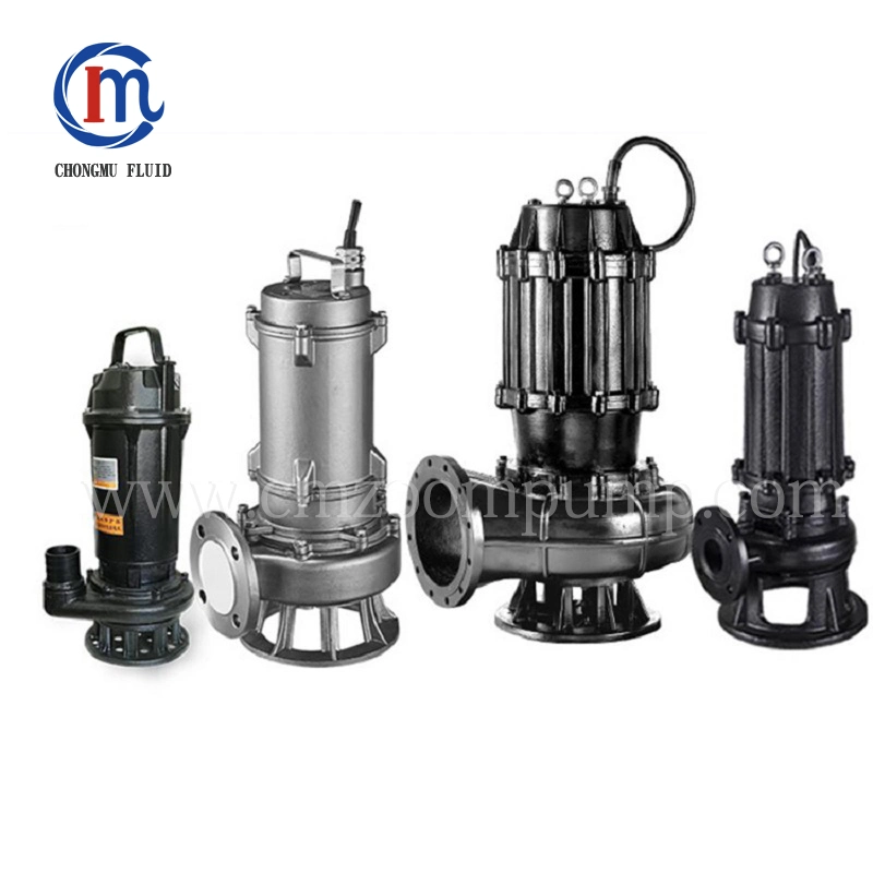 Vertical Cast Iron Body Flanged Joint Three Phase Submersible Sewage Pump