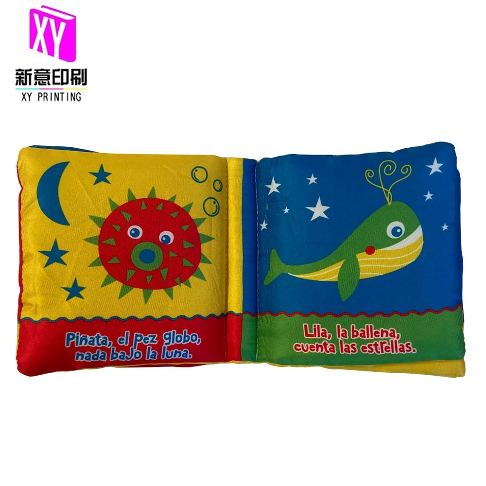 Hot Sell 3D Soft Clothbook Baby New Design Educational DIY Cute Handmade Book Early Teaching Toy for Children