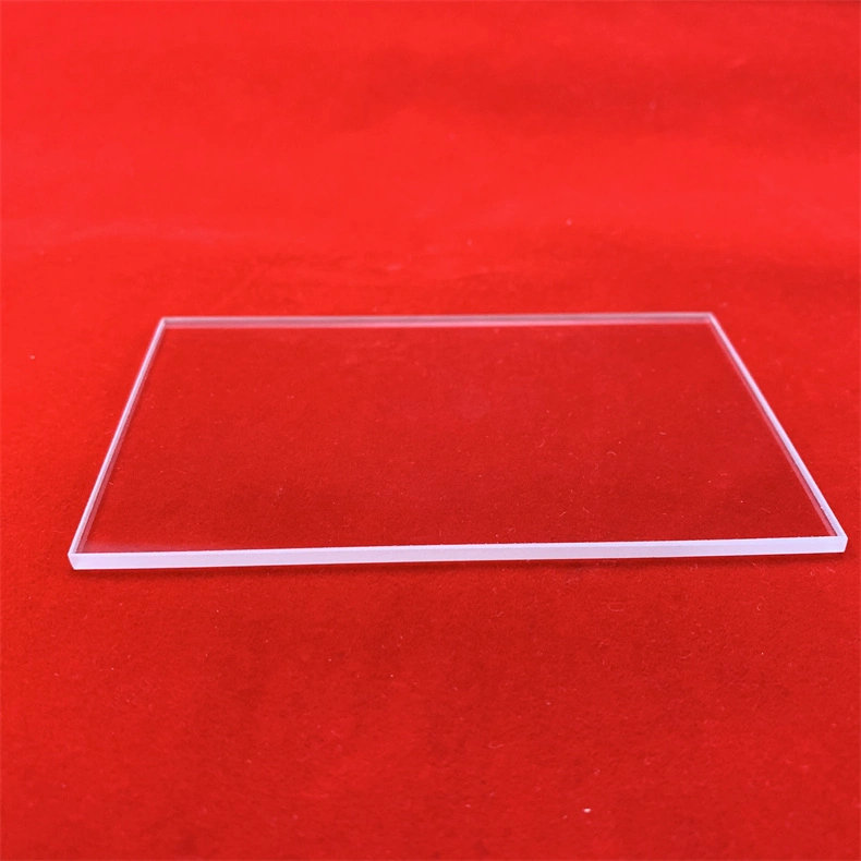 High Precision Clear Fused Silica Sheet Wafer Jgs1 Jgs2 Optical Rectangle Quartz Glass Plate Discs