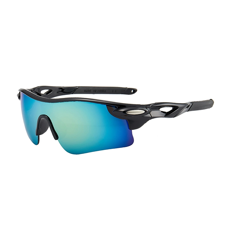 New Unisex UV400 PC Frame Mirrored Lenses Durable Cycling Sports Eyewear