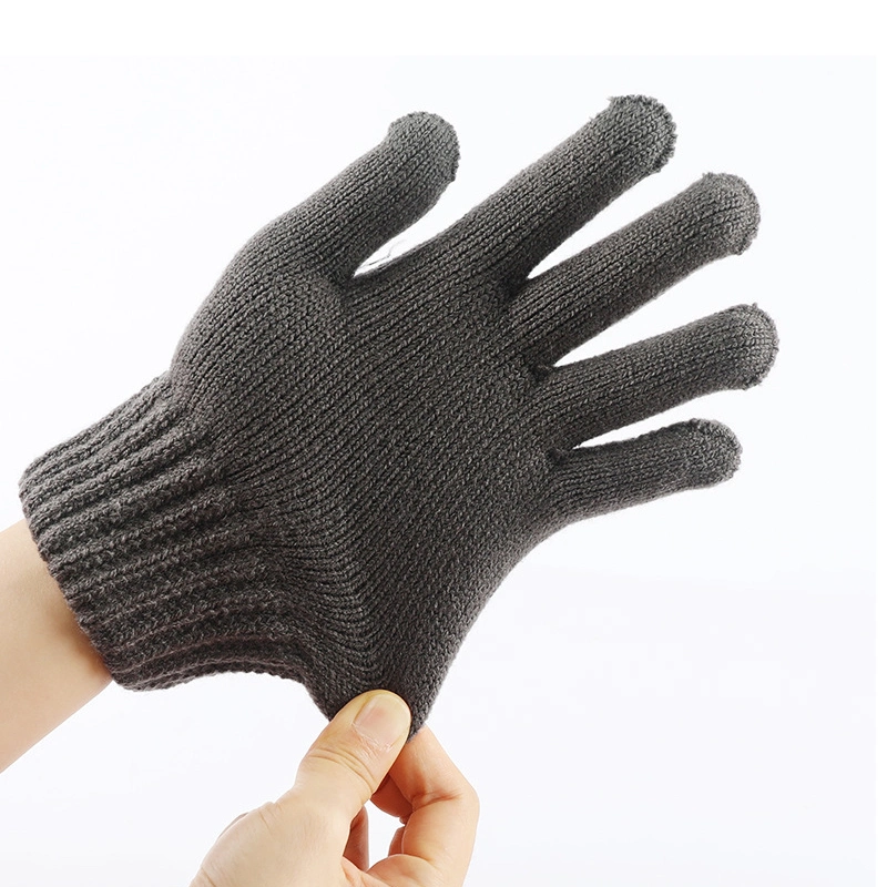 Wholesale/Supplier Winter Warm Wool Acrylic Thicken Men Knitted Gloves