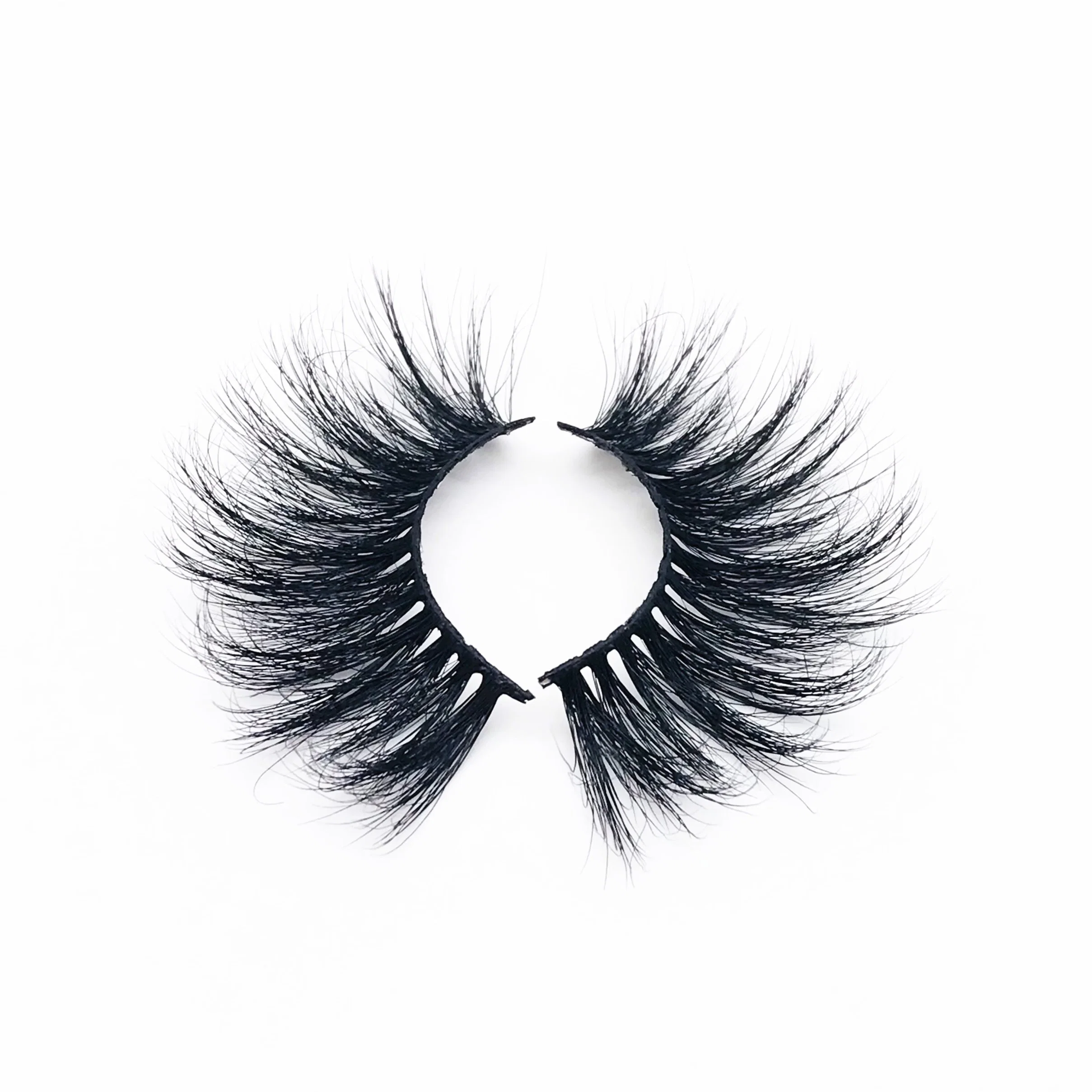 Индивидуальные логотипы Eyelash Продукция 100% 3D Mink Eyelashes Full Strip Глазные яблока 753A