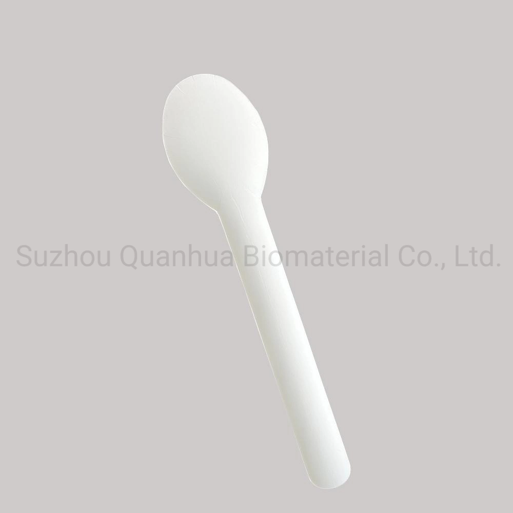 Quanhua High quality/High cost performance  6.2 Inch OEM ODM Disposable Paper Biodegradable Cutlery