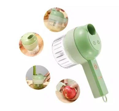 4 In1 Handheld Multifunctional Electric Vegetable Cutter Kitchen Accessories