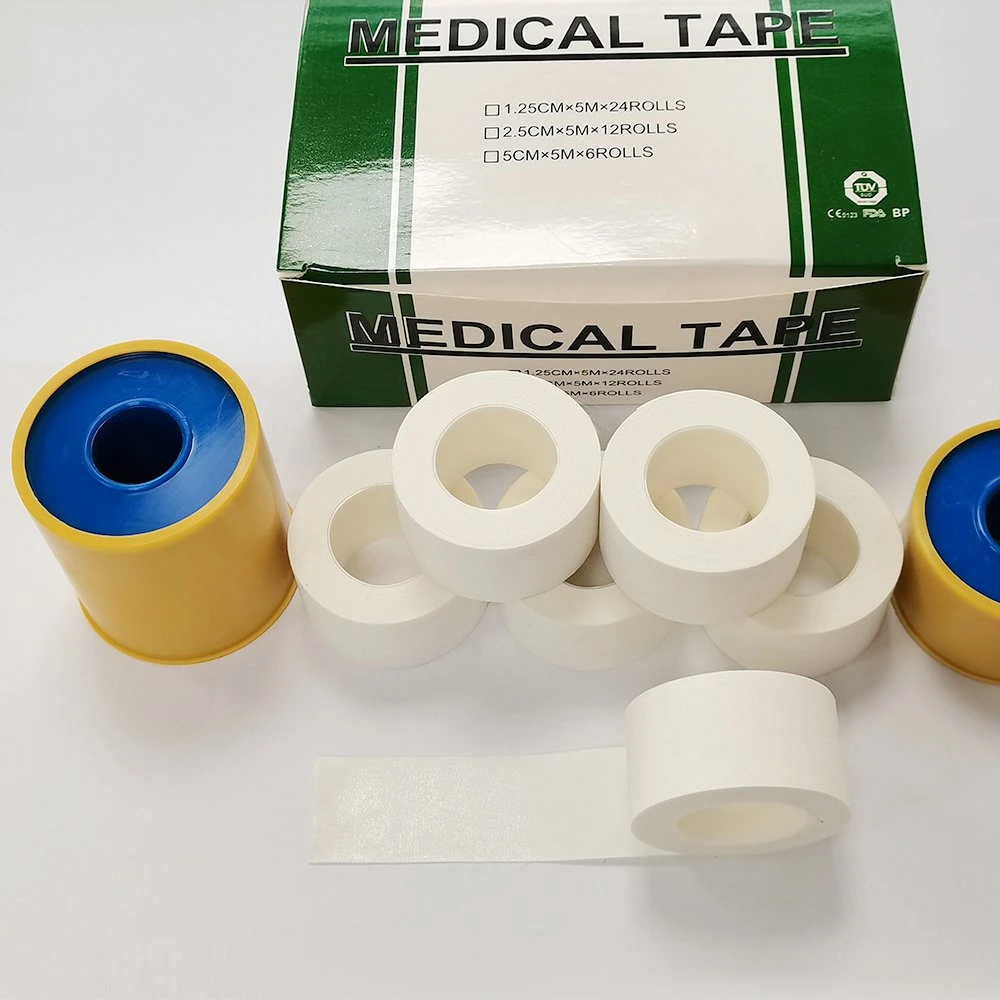 Zinc Oxide Adhesive Plaster Tinplate Pack Cotton Hot Melt Tape