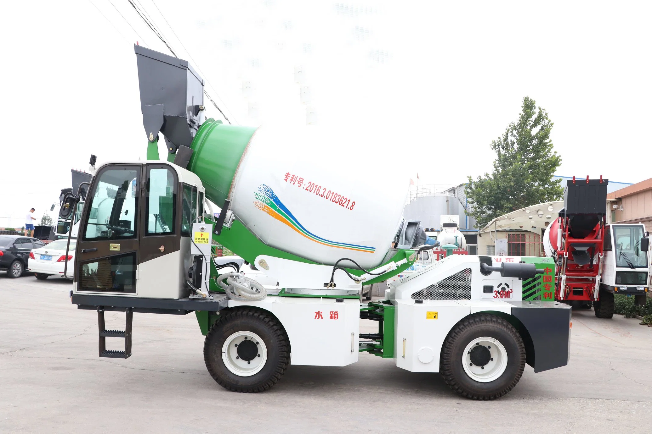 3.5cbm Heavy Self Loading Mobile Concrete Cement Mixer Construction Mixing Machine Machinery Truck