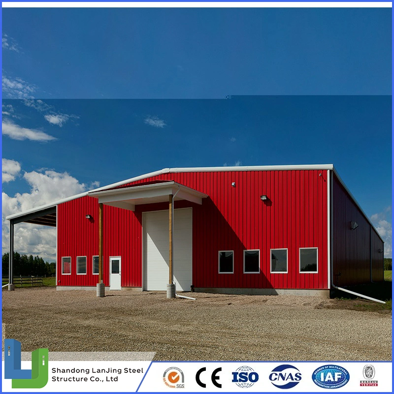 Prefabricated Low Cost High quality/High cost performance Steel Structure Workshop Warehouse for Customization