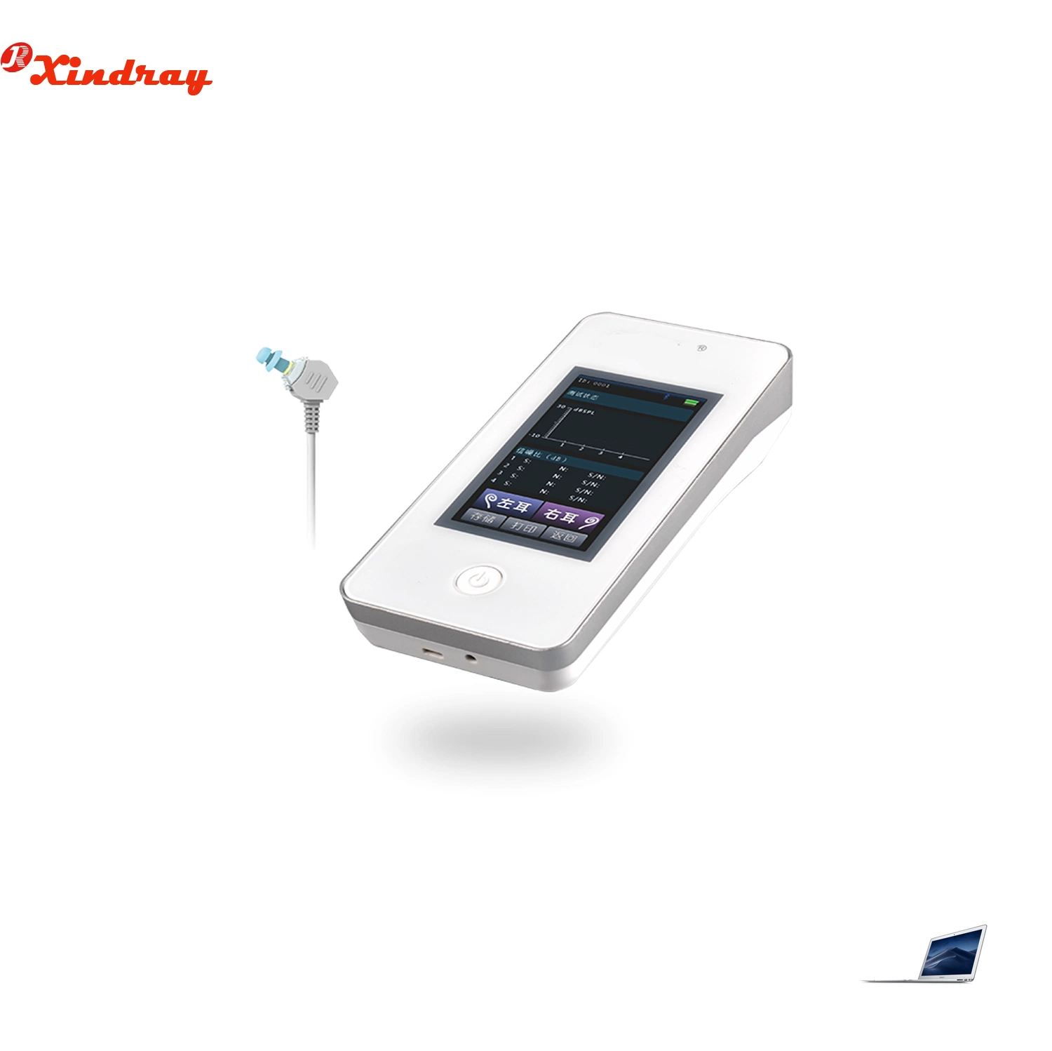 Hospital Medical Equipment Newborn Portable Dpoae and Teoae Infant Oae Hearing Screener