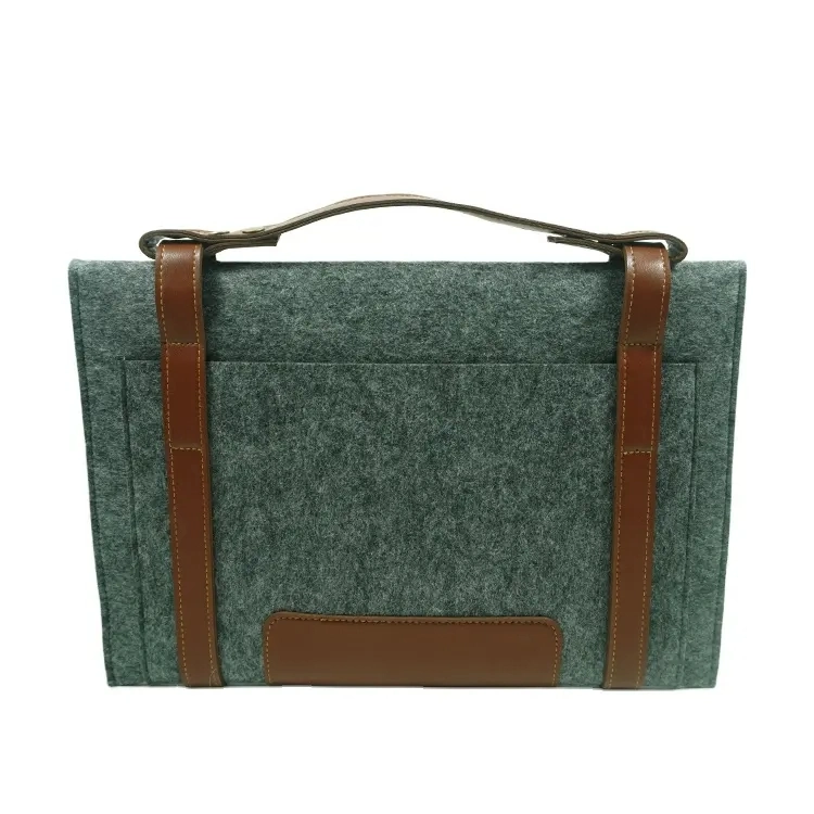 100% Polyester Felt Laptop Bag/ Computer Case for Business Man