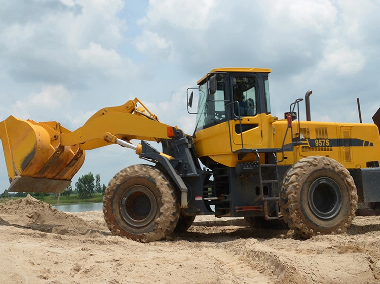 5 toneladas de cargadora de ruedas 957z con motor diésel de la hoja de nieve a Tailandia