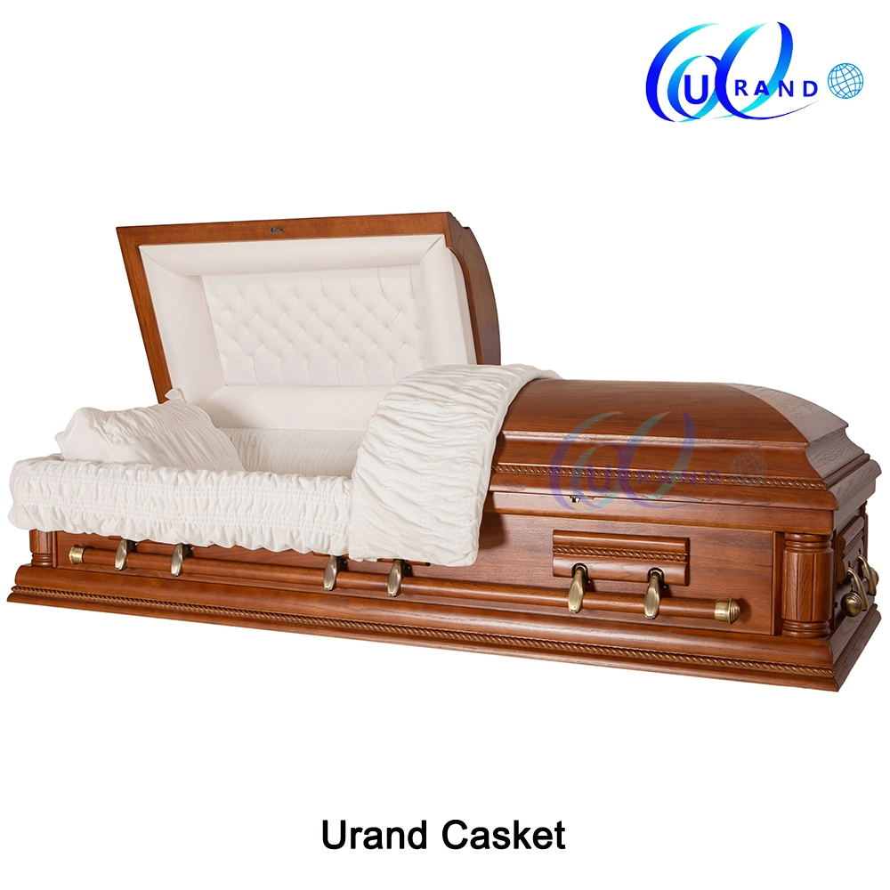 Wood Casket Not Metal Casket/High Gloss Casket Not Matt Gloss Casket/Solid Wood Casket Not Veneer Funeral Casket