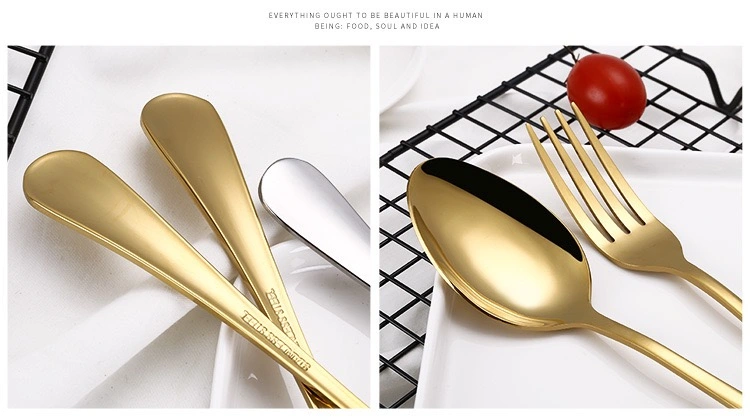 Luxus Design Vergoldete Besteck-Set New Design Dinner Ware