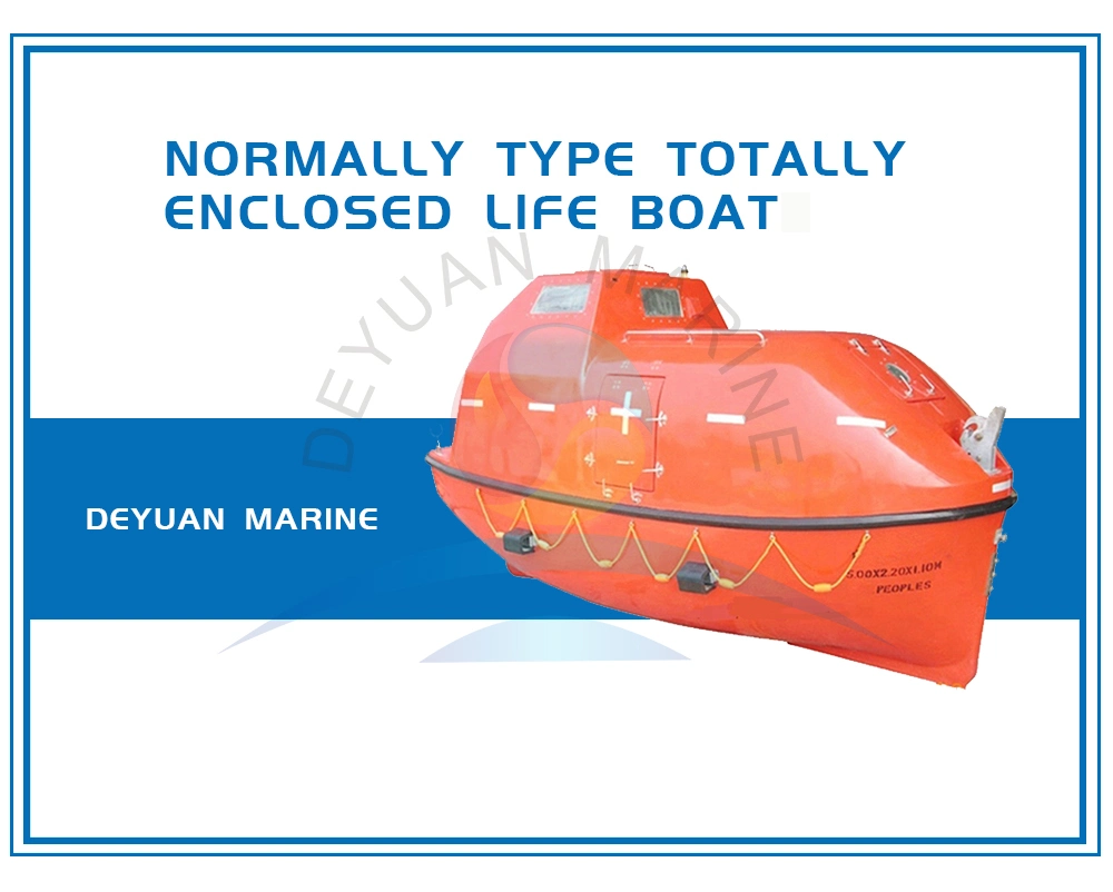 Fiberglass 5m to 12.5m Totally Enclosed Lifeboat