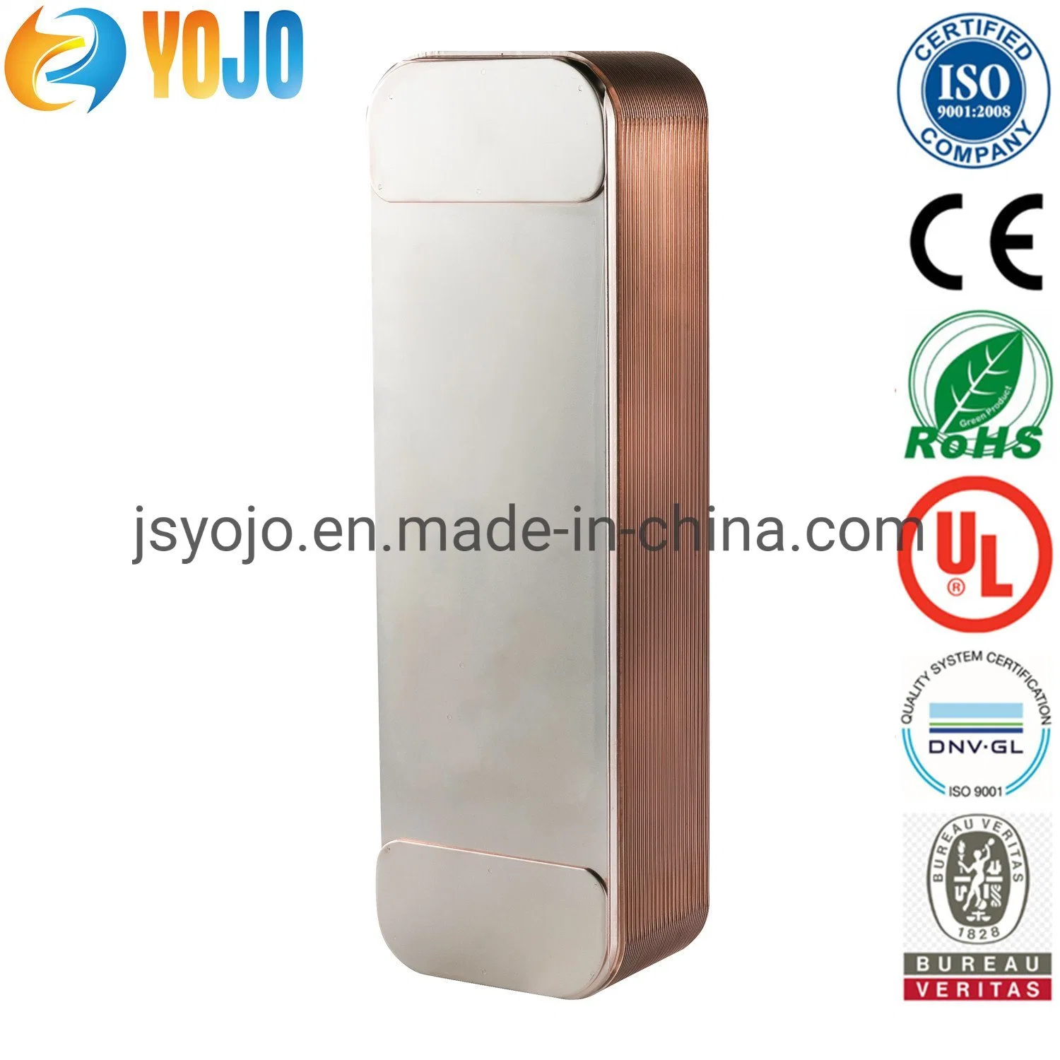 Yojo ZL95fb intercambiador de calor de placas soldadas HAVC agua Alimentos aceite