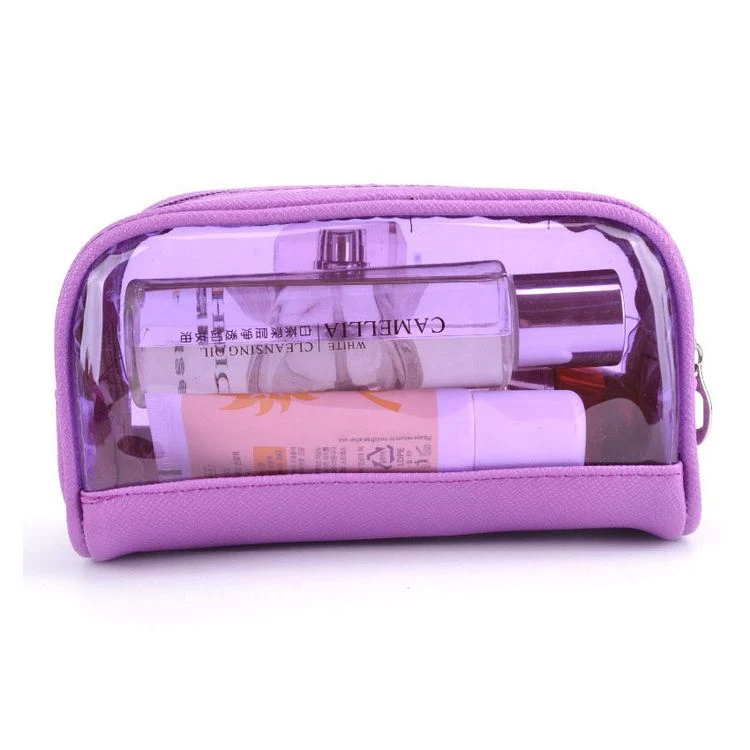 Fashion Small Personalized Private Label Clear PVC Beauty Case Makeup Bag&Cases Travel Cosmetic Bags