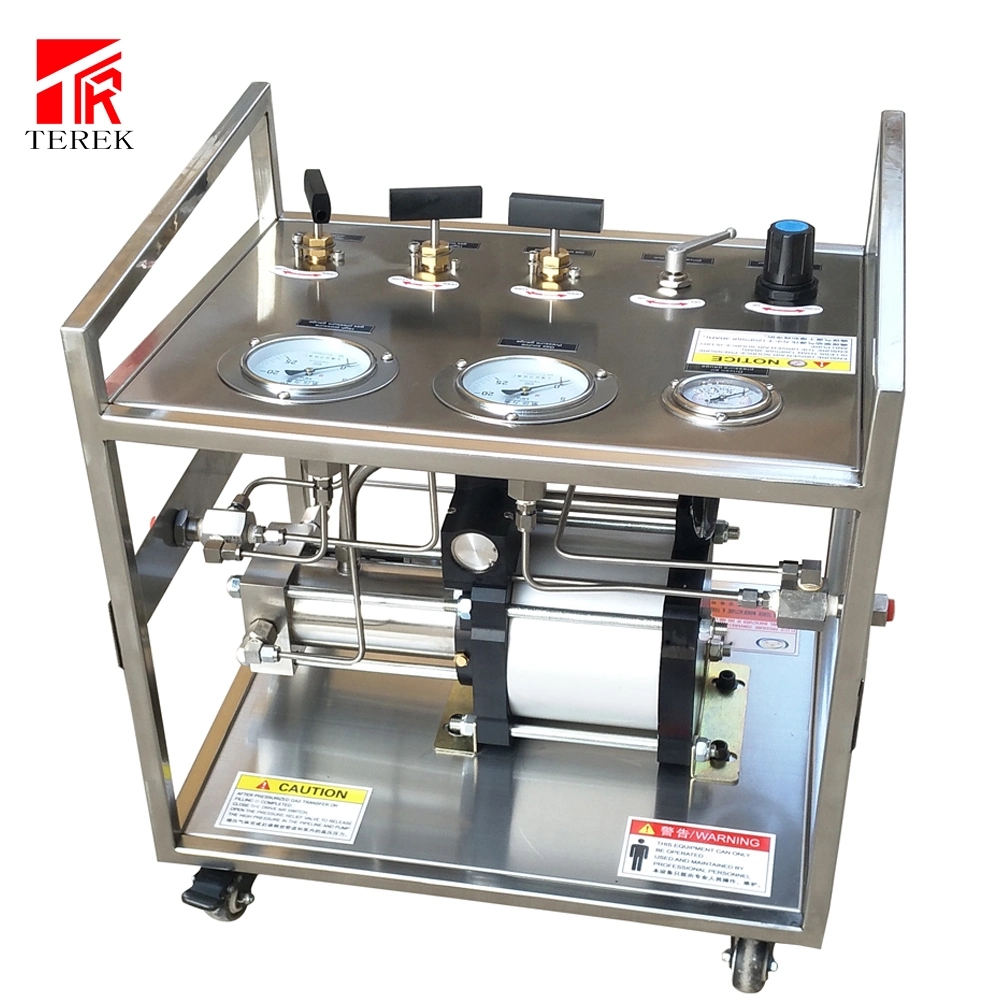 مضخة معزز غاز الأكسجين المدارة بالهواء اختبار المعدات الهيدروستاتية غاز البترول المسال ملء نقل LPG