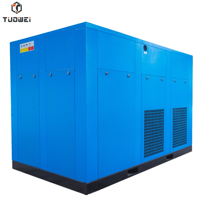 55kw 75 CV de potencia ac de frecuencia variable Twin-Screw compresor de aire con motor h.