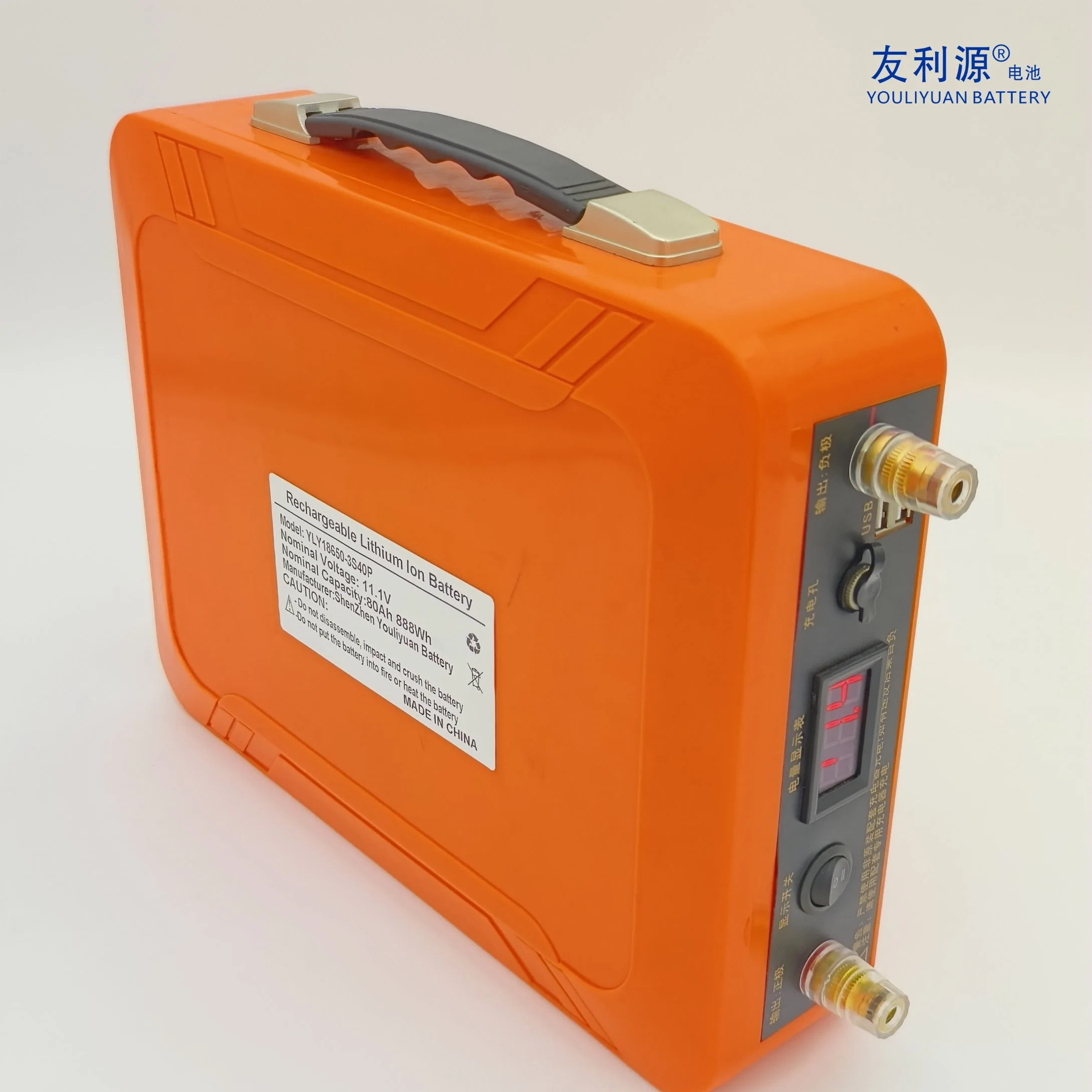 Fábrica de baterías de alimentación de OEM/Fabricante 18650 3s40P 11,1V80Ah 888Wh 12V Batería de ion de litio 18650 Batería para el sistema de almacenamiento de energía con BMS/PCB y el interruptor