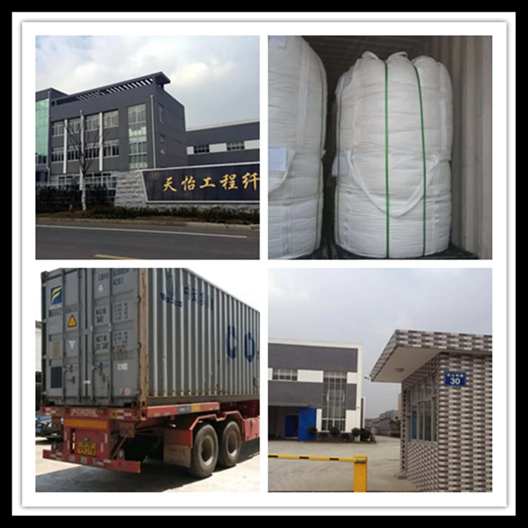 Pet Polyester Staple Fiber Asphalt Concrete Fiber with SGS, ISO