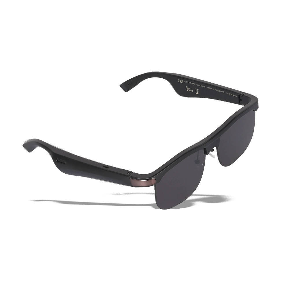 Mode Polarisierte Drahtlose Nylon-Linse Sound Brillen Audio Bluetooth Sonnenbrille Kopfhörer Smart Glasses mit Kopfhörer