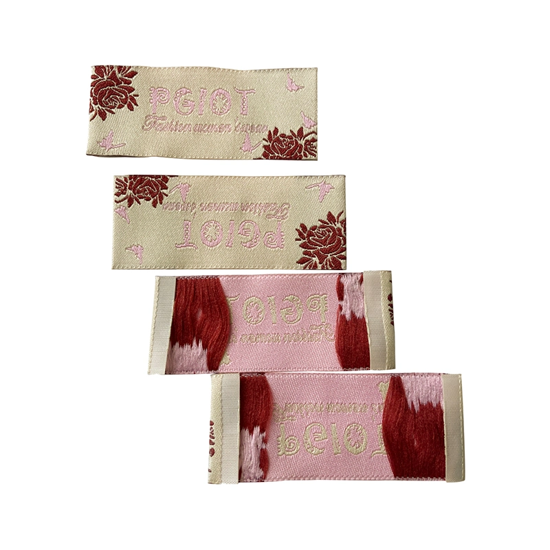 Clothing Labels Satin Garment Labels Woven Label Yarn Logos Woven 3D