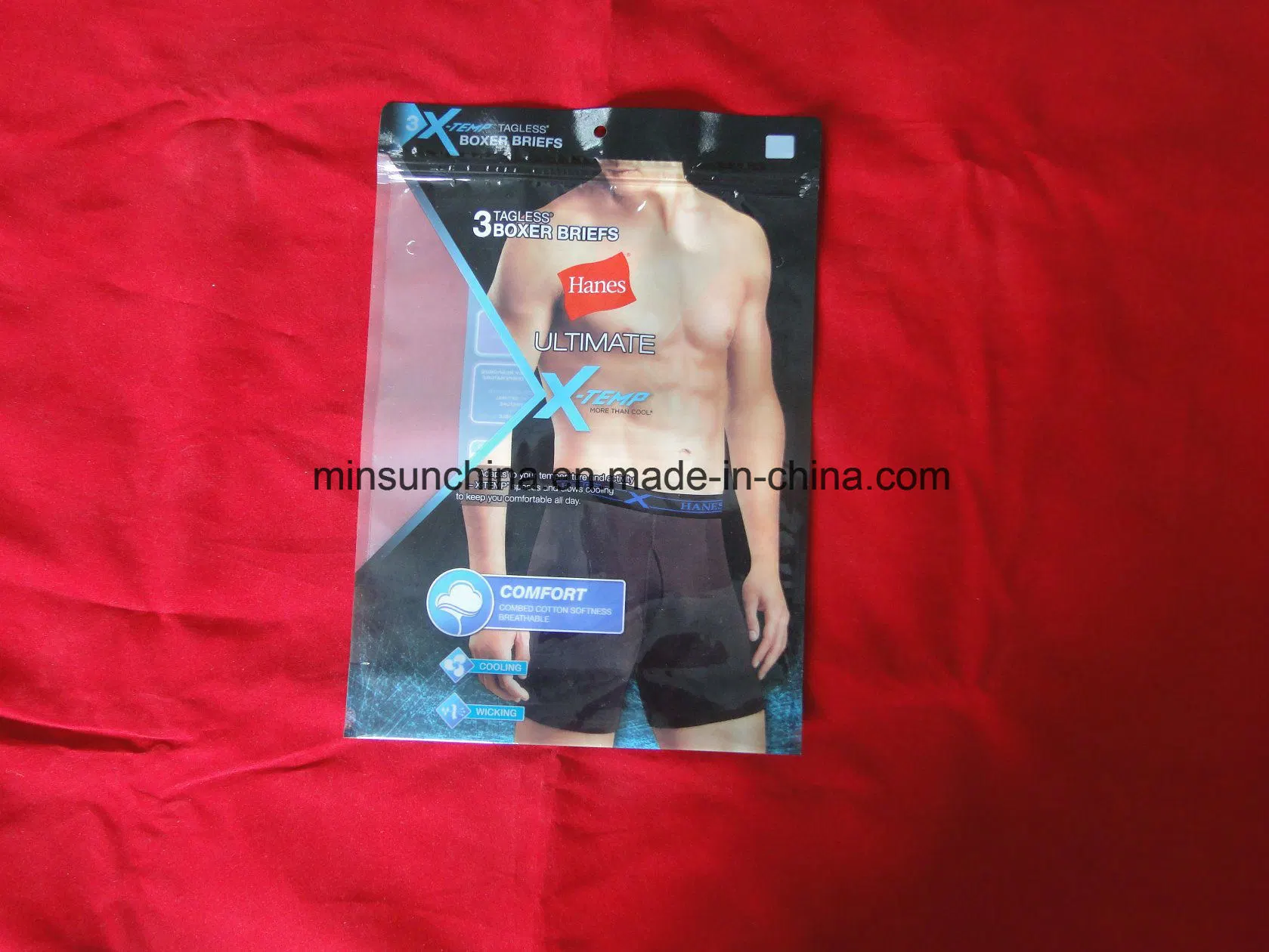 Customized Logo High-Grade Underwear Color Plastic Bag Bath Agent Packaging Bag