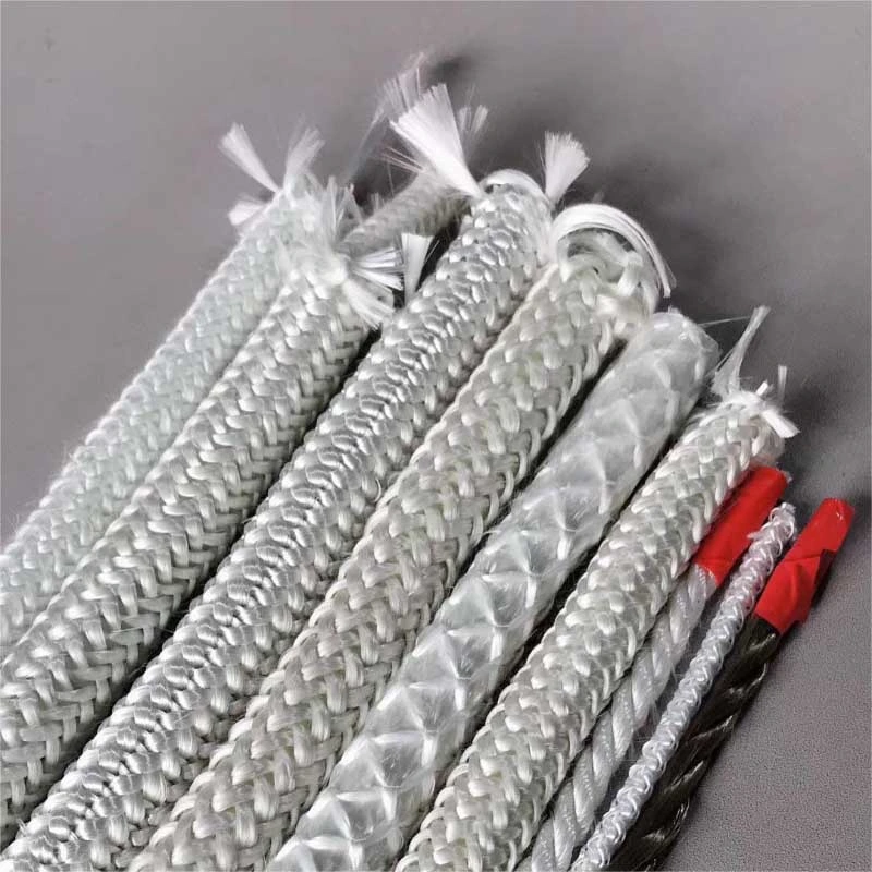 China 1400&ordm; C Carton/Bag/Pallet 10kg/20kg/50kg Glass Fiber Rope Fiberglass Products